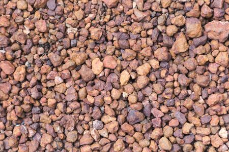 Stone pebbles texture background for interior exterior decoration and industrial construction concept design.の写真素材