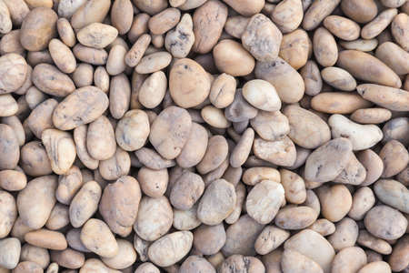 Stone pebbles texture background for interior exterior decoration and industrial construction concept design.の写真素材