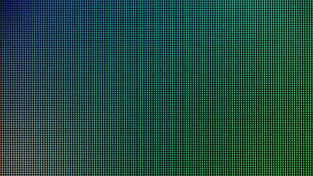 LED lights from computer monitor screen display panel for graphic website template. electricity or technology idea concept design.の写真素材