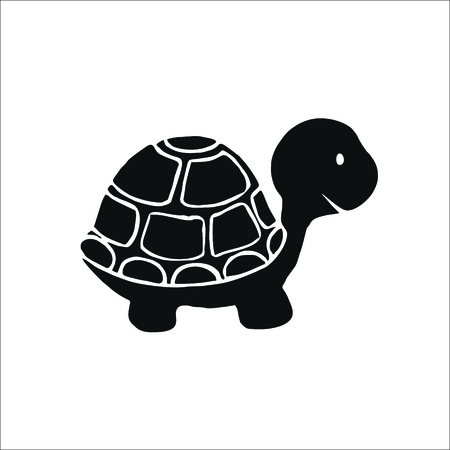 Turtle icon. Vector Illustrationのイラスト素材