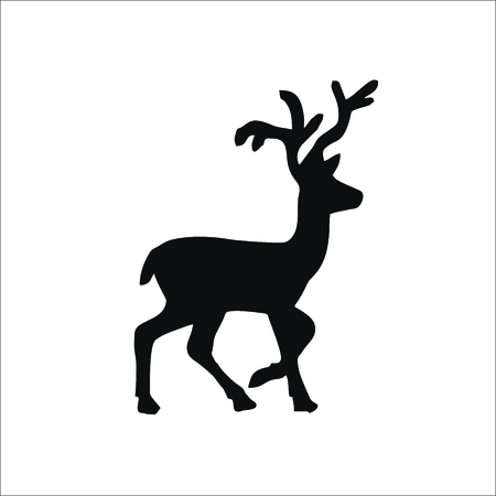 Deer icon. Vector Illustrationのイラスト素材