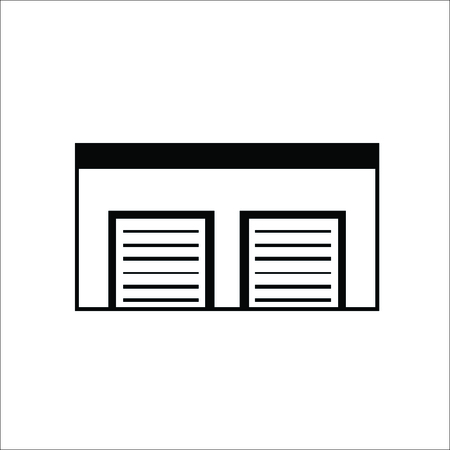 Garage icon. Vector Illustrationのイラスト素材