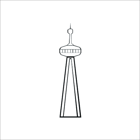 control tower airport icon vector illustration designのイラスト素材