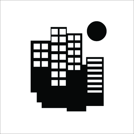 Multi-storey building iconのイラスト素材