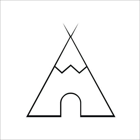 Camping icon. Vector Illustrationのイラスト素材
