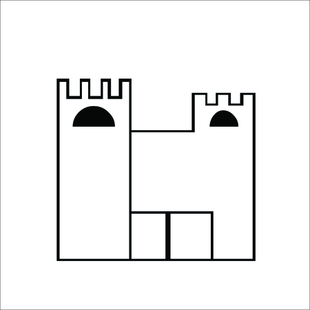 Building icon. Houseのイラスト素材