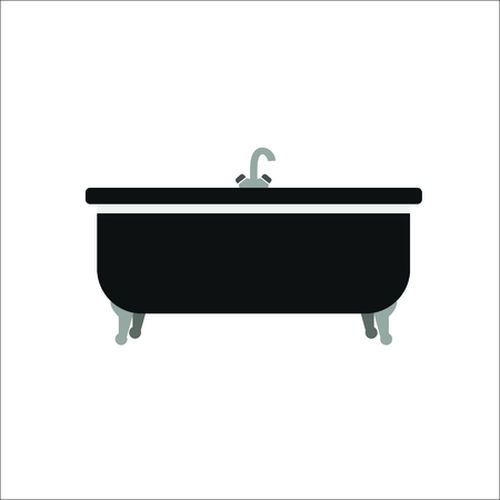 Bathtub icon. Vector illustrationのイラスト素材