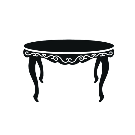 Table icon. Vector illustrationのイラスト素材