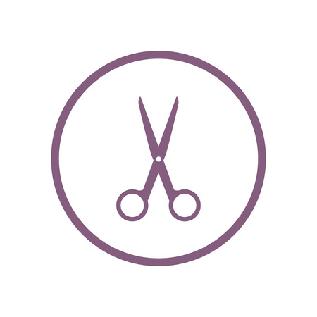 Scissors icon. Vector Illustrationのイラスト素材