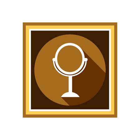 Mirror icon. Vector Illustrationのイラスト素材