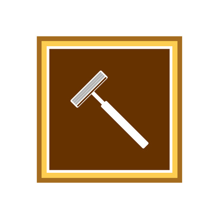 shaving machine iconのイラスト素材