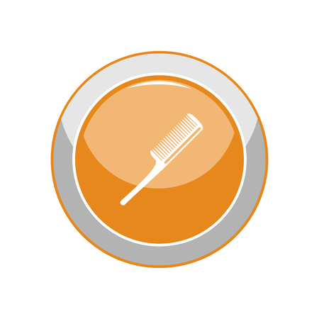 Hairbrush icon. Vector Illustrationのイラスト素材