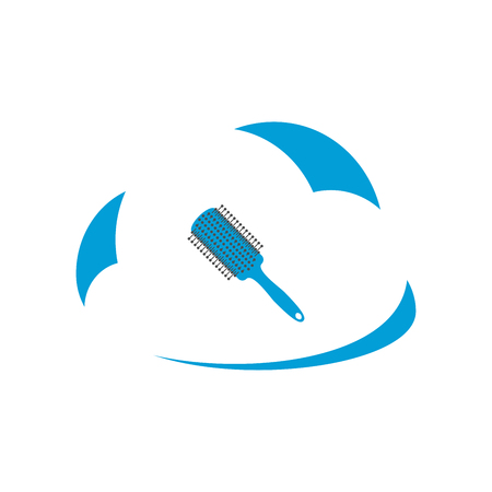 Hairbrush icon. Vector Illustrationのイラスト素材