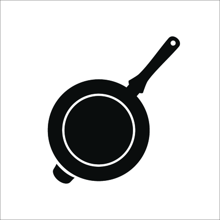 Frying pan iconのイラスト素材