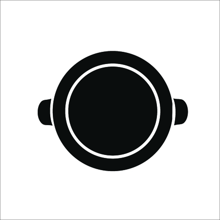 Frying pan iconのイラスト素材