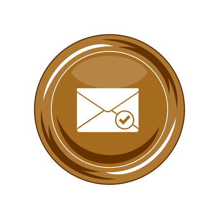 Mail icon. Vector Illustrationのイラスト素材