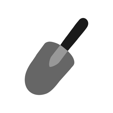 Small garden shovel icon. Vector Illustration.のイラスト素材