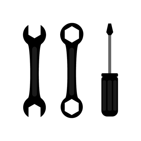 Wrench icon. Vector Illustrationのイラスト素材
