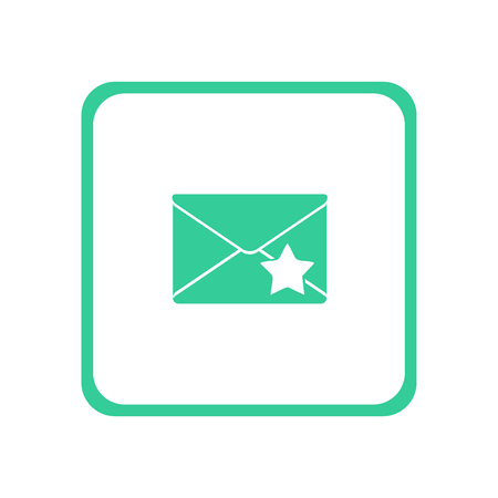 Mail icon. Vector Illustrationのイラスト素材