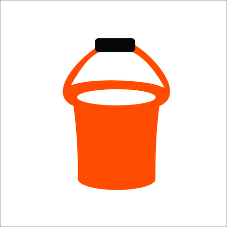 Bucket icon illustrationのイラスト素材
