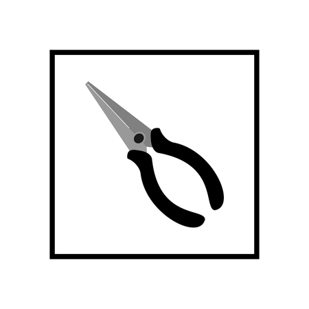Pliers icon vector illustration.のイラスト素材