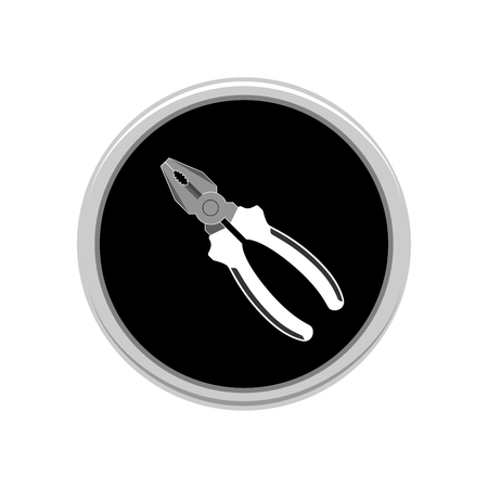 Pliers icon. Vector Illustrationのイラスト素材