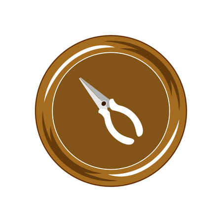 Pliers icon. Vector Illustrationのイラスト素材