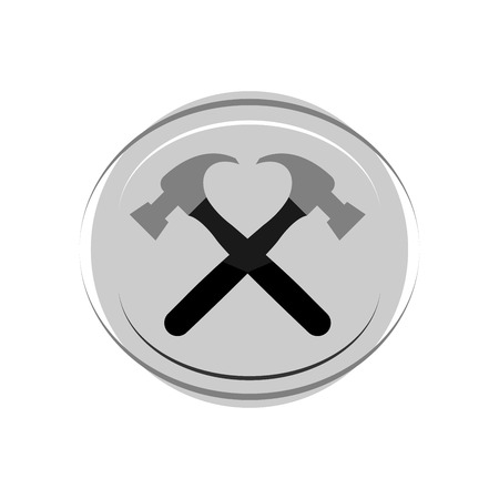 Hammer icon. Vector Illustrationのイラスト素材
