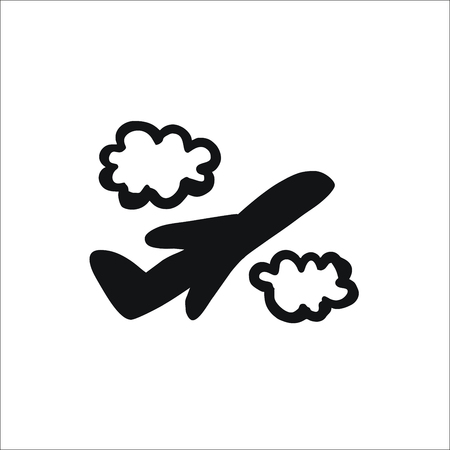 Airplane icon. Vector Illustrationのイラスト素材