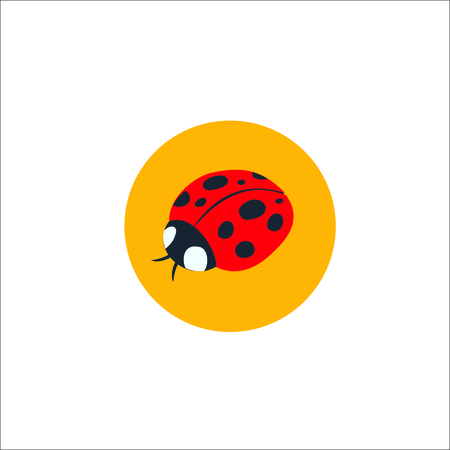 Ladybug iconのイラスト素材