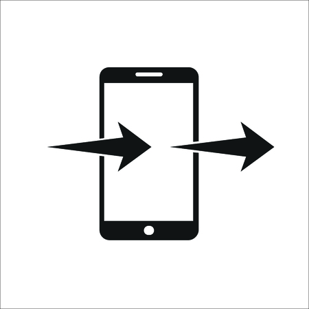 Smartphone icon. Vector Illustrationのイラスト素材