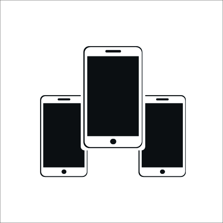Smartphone icon. Vector Illustrationのイラスト素材
