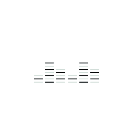 Visualiy equalizer iconのイラスト素材