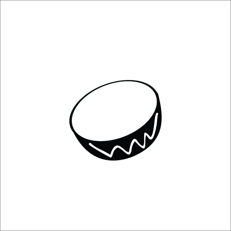 Drum icon. Vector Illustrationのイラスト素材