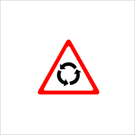 Road sign. Hazard iconのイラスト素材