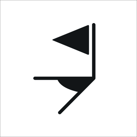 Icon of Football Corner Flagのイラスト素材