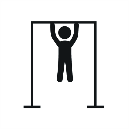 Athlete icon. Vector Illustrationのイラスト素材