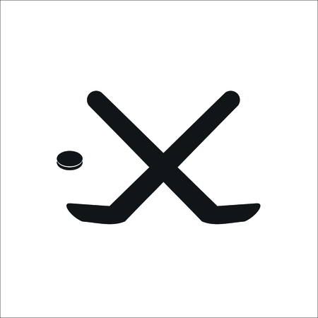 Hockey icon. Vector Illustrationのイラスト素材