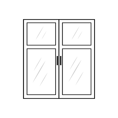 Window icon. Vector Illustrationのイラスト素材