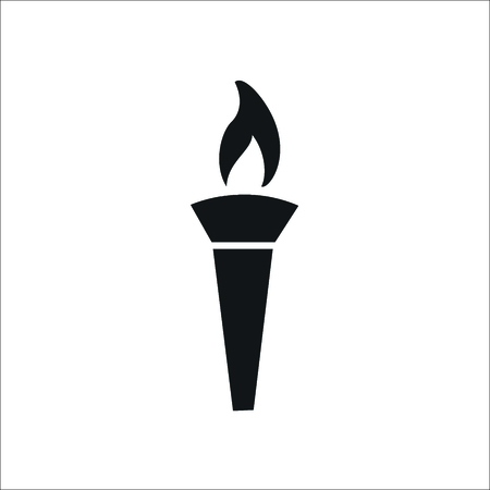 Torch icon. Vector Illustrationのイラスト素材