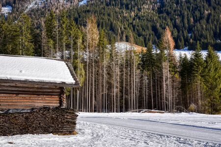 Old barn in the upper Casies valley