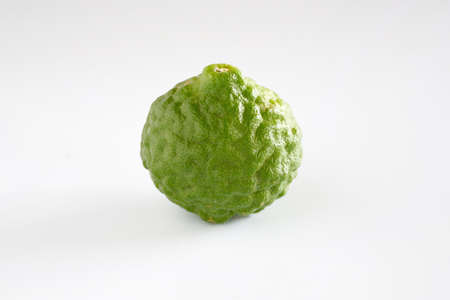Bergamot fruit, isolated on white backgroundの写真素材