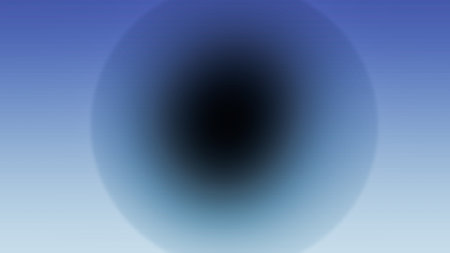 Abstract blue-black hole background, beautiful bright template tunnel announcement, presentationの写真素材