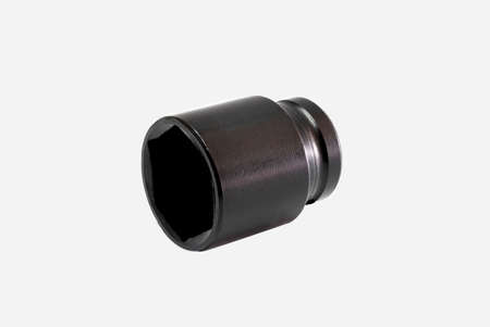 Block wrench set isolated on the white background. Tools for mechanic technician maintenance service repairの写真素材