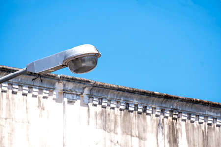 Cable Spacer On Blue Skyの写真素材