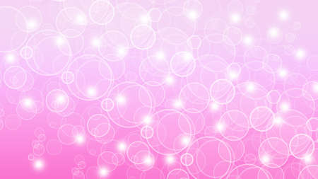 Gradient pink abstract blur background with bokeh. luxury valentines celebration space backdropの写真素材