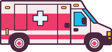Use this image of a Ambulance in your next design.のイラスト素材