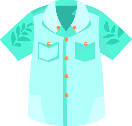 Use this image of a nurse's coat for your next design.のイラスト素材