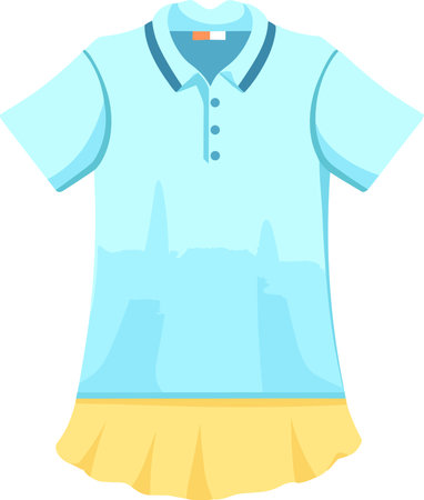 Use this image of a polo shirt for your next design.のイラスト素材