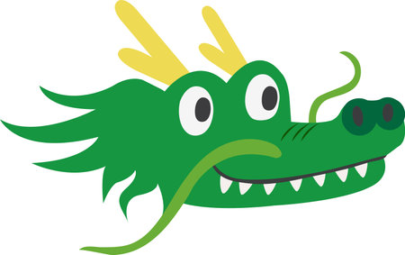 This cute dragon is a great design for your next design. Everyone will love it!のイラスト素材